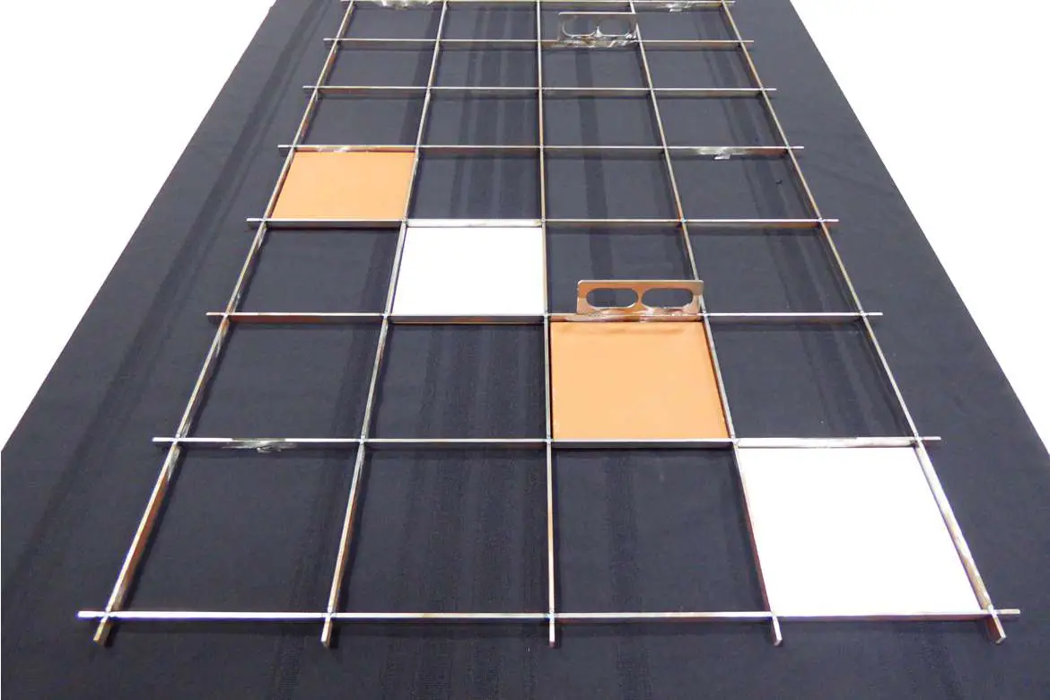 Tile setting frame installation example 2